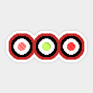 Pixel Maki Sushi Sticker